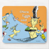 Dr. Seuss Green Eggs & Ham Water Scene マウスパッド (正面)