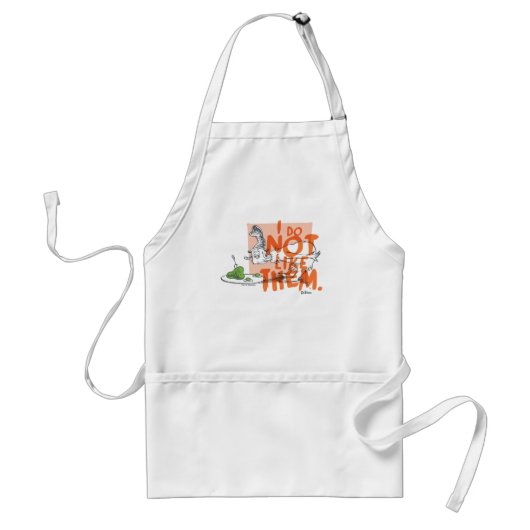 Dr. Seuss Guy-Am-I "I Do Not Like Them" スタンダードエプロン (正面)