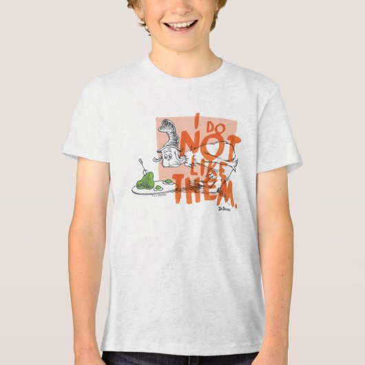 Dr. Seuss Guy-Am-I "I Do Not Like Them" トライブレンドＴシャツ (正面)