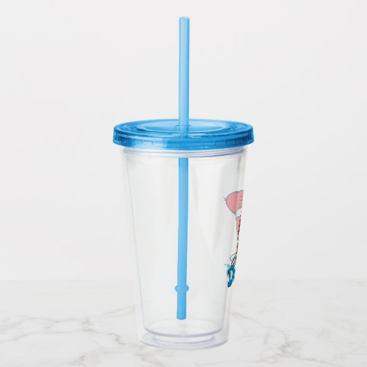 Dr. Seuss Hat Logo アクリルタンブラー (右)