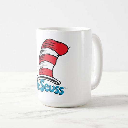Dr. Seuss Hat Logo コーヒーマグカップ (正面右)