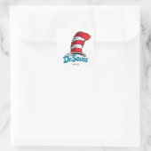 Dr. Seuss Hat Logo スクエアシール (バッグ)