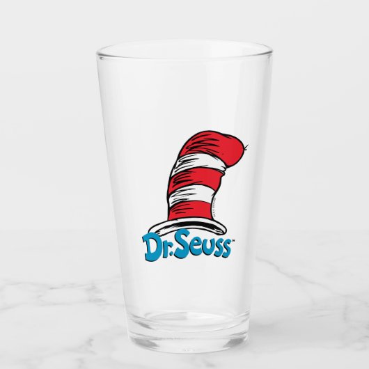 Dr. Seuss Hat Logo タンブラーグラス (正面)