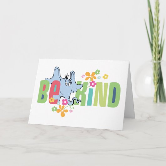 Dr. Seuss Horton Hears A Who | Be Kind カード (正面)