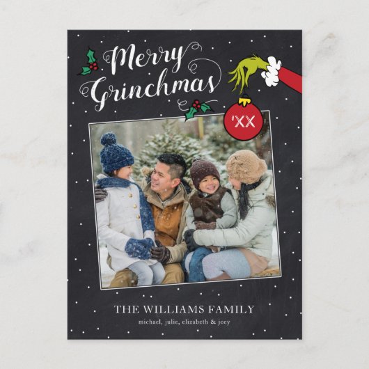 Dr. Seuss | Merry Grinchmas シーズンポストカード (正面)