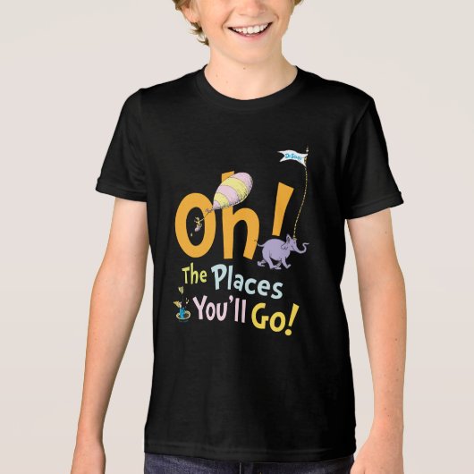 Dr. Seuss | Oh! The Places Parade トライブレンドＴシャツ (正面)