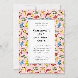 Dr. Seuss - One Fish, Two Fish |子供の誕生日 招待状