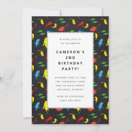 Dr. Seuss - One Fish, Two Fish |子供の誕生日 招待状