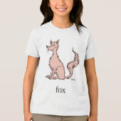 Dr. Seuss | Pink Fox トライブレンドＴシャツ (正面)