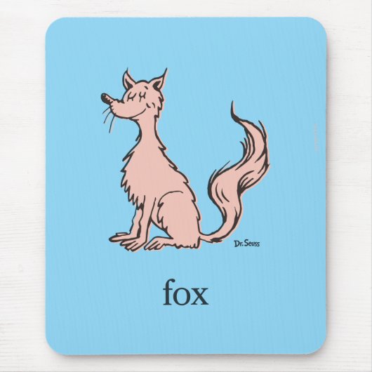 Dr. Seuss | Pink Fox マウスパッド (正面)