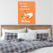 Dr. Seuss Spanish Green Eggs and Ham キャンバスプリント (インサイチュ (寝室))