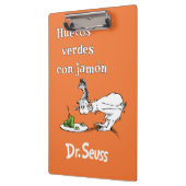 Dr. Seuss Spanish Green Eggs and Ham クリップボード (左)