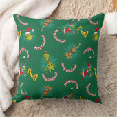 Dr. Seuss | The Grinch | Merry Grinchmas Pattern クッション (ブランケット)