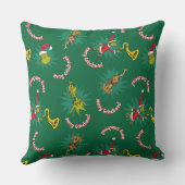 Dr. Seuss | The Grinch | Merry Grinchmas Pattern クッション (裏面)