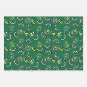 Dr. Seuss | The Grinch | Merry Grinchmas Pattern ラッピングペーパーシート (正面)