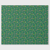 Dr. Seuss | The Grinch | Merry Grinchmas Pattern ラッピングペーパー (フラット)