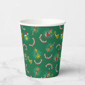 Dr. Seuss | The Grinch | Merry Grinchmas Pattern 紙コップ (左)