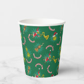 Dr. Seuss | The Grinch | Merry Grinchmas Pattern 紙コップ (正面)