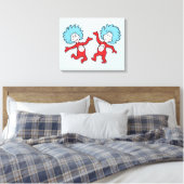 Dr. Seuss Thing 1 and Thing 2 Character キャンバスプリント (インサイチュ (寝室))