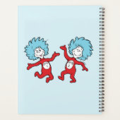 Dr. Seuss Thing 1 and Thing 2 Character プランナー手帳 (裏面)