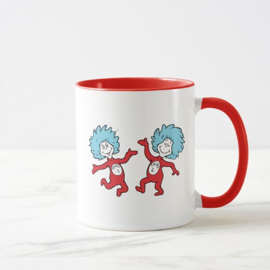 Dr. Seuss Thing 1 and Thing 2 Character マグカップ (右)