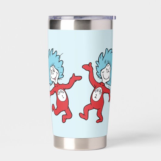 Dr. Seuss Thing 1 and Thing 2 Character 保温保冷タンブラー (左面)