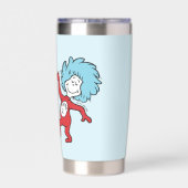 Dr. Seuss Thing 1 and Thing 2 Character 保温保冷タンブラー (背面)