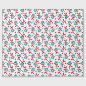 Dr. Seuss Thing 1 Thing 2 |ツインズベビーシャワー ラッピングペーパー (フラット)