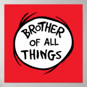 Dr. Seuss Thing 1 Thing 2 - Brother of All Things ポスター (正面)