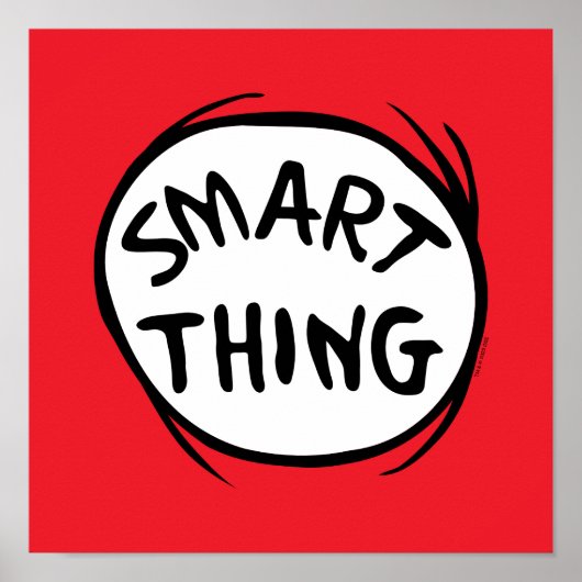 Dr. Seuss | Thing 1 Thing 2 - Smart Thing ポスター (正面)