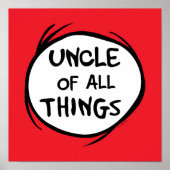 Dr. Seuss | Thing 1 Thing 2 - Uncle of all Things ポスター (正面)