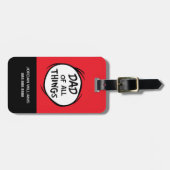 Dr. Seuss Thing One Thing Two – すべてのパパ ラゲッジタグ (正面横)