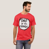 Dr. Seuss Thing One Thing Two – すべてのパパ Tシャツ (正面フル)