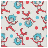 Dr. Seuss Thing One Thing Two |ツインズベビーシャワー ファブリック (クローズアップ)
