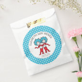 Dr. Seuss Thing One Thing Two |ツインズベビーシャワー フェイバーバッグ (封をした状態)