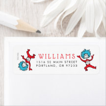 Dr. Seuss Thing One Thing Two |ツインズベビーシャワー