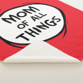 Dr. Seuss Thing One Thing Two - Mom of All シェルパブランケット (3/4)