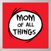 Dr. Seuss Thing One Thing Two - Mom of All ポスター (正面)