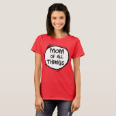 Dr. Seuss Thing One Thing Two - Mom of All Tシャツ (正面フル)