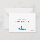 Dr. Seuss Valentine's Day | Be My Valentine ノートカード (裏面)