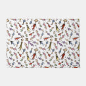 Dr. Seuss Whoville Characters Festive Pattern ドアマット (正面)