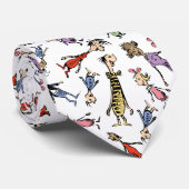 Dr. Seuss Whoville Characters Festive Pattern ネクタイ (ロール)