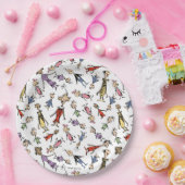 Dr. Seuss Whoville Characters Festive Pattern ペーパープレート (パーティー)