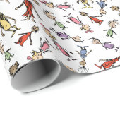 Dr. Seuss Whoville Characters Festive Pattern ラッピングペーパー (ロールコーナー)
