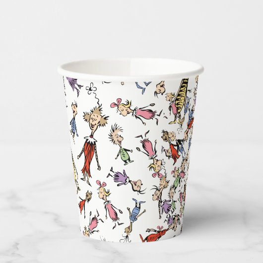 Dr. Seuss Whoville Characters Festive Pattern 紙コップ (左)