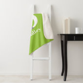 Dr. Seuss's ABC：手紙B – 白 |名前の追加 シェルパブランケット (インサイチュ)