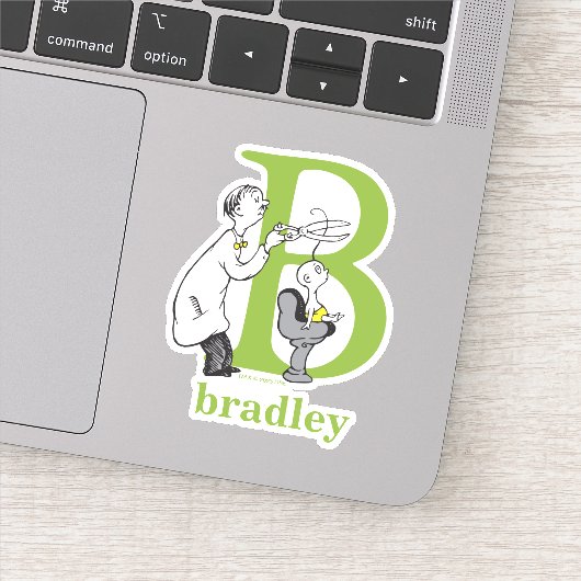 Dr. Seuss's ABC：手紙B – 白 |名前の追加 シール (詳細)