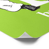 Dr. Seuss's ABC:手紙B – 白 |名前の追加 ポスター (角)