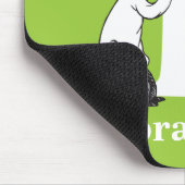 Dr. Seuss's ABC：手紙B – 白 |名前の追加 マウスパッド (コーナー)