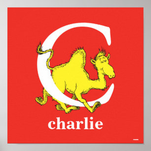 Dr. Seuss's ABC:手紙C – 白 名前の追加 ポスター